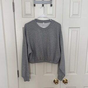 ALO Yoga Light Gray Crewneck